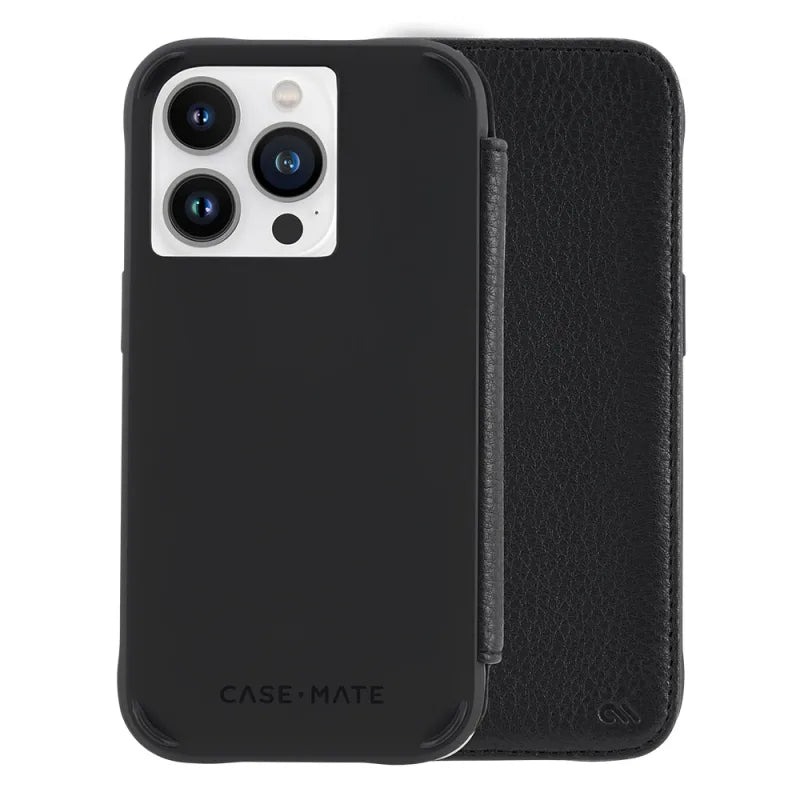 Case-Mate Wallet Folio Case - MagSafe For iPhone 14 Pro (6.1") -Black