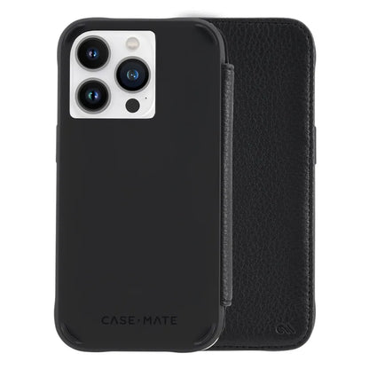 Case-Mate Wallet Folio Case - MagSafe For iPhone 14 Pro (6.1") -Black