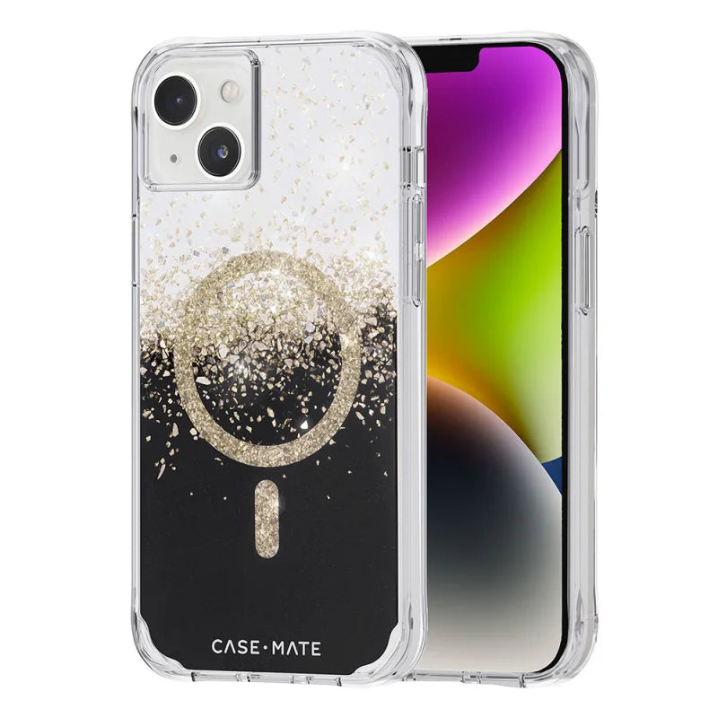 Case-Mate Karat Onyx Case For iPhone 14 Plus (6.7") White/Black