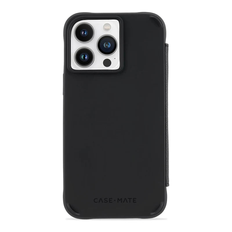 Case-Mate Wallet Folio Case - MagSafe For iPhone 14 Pro Max (6.7") - Black
