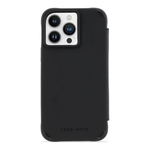 Case-Mate Wallet Folio Case - MagSafe For iPhone 14 Pro Max (6.7") - Black