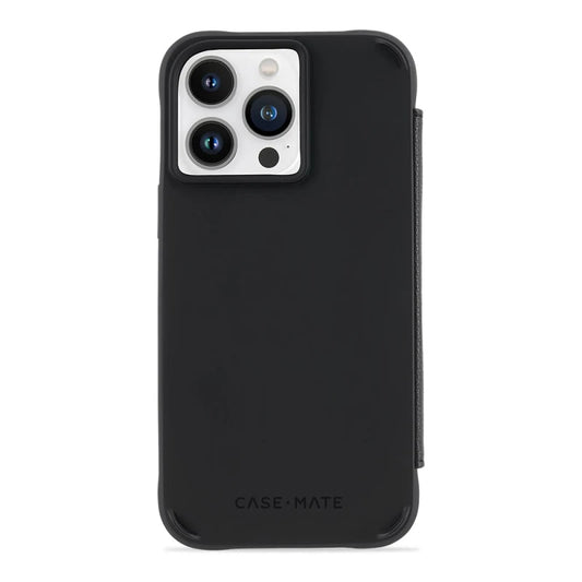 Case-Mate Wallet Folio Case - MagSafe For iPhone 14 Pro Max (6.7") - Black