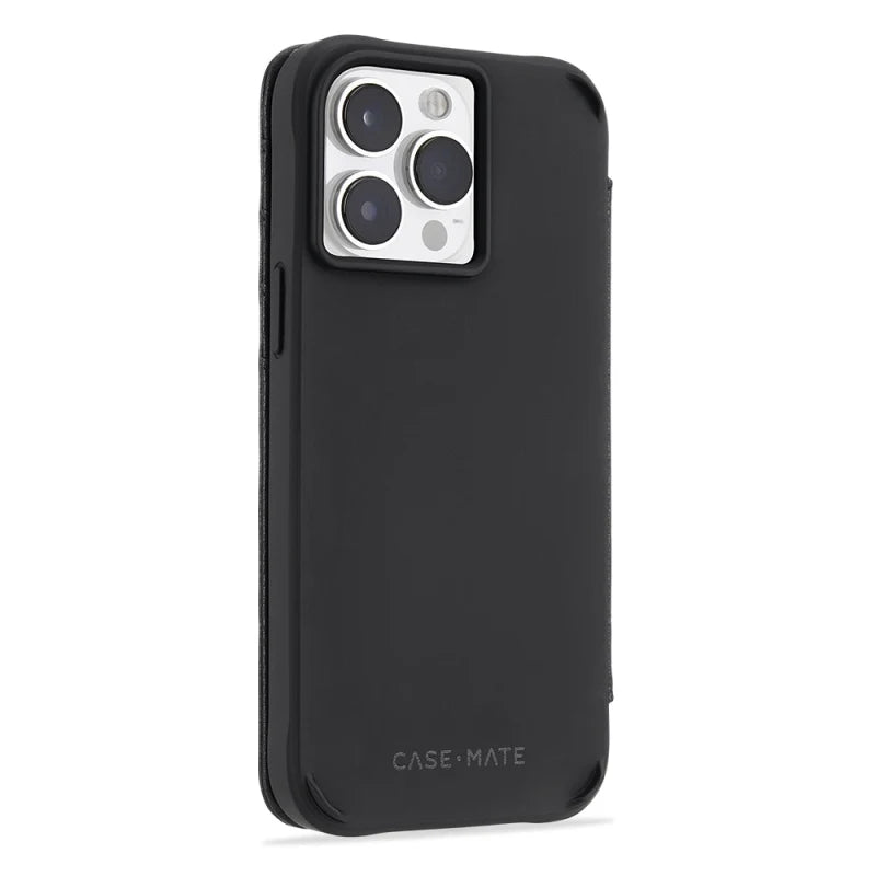 Case-Mate Wallet Folio Case - MagSafe For iPhone 14 Pro Max (6.7") - Black