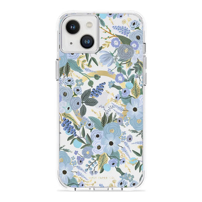 Case-Mate Rifle Paper Case - MagSafe For iPhone 14 Plus (6.7") - Garden Party Blue