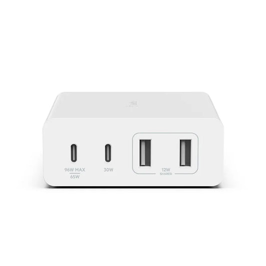 Belkin 108W 4-YSB Port GaN Desktop Charger With Intelligent Power Sharing