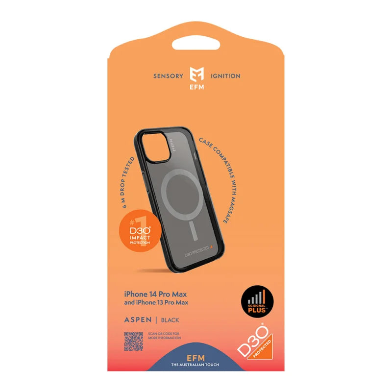 EFM Aspen Case Armour with D3O 5G Signal Plus For iPhone 13 Pro Max /iPhone 14 Pro Max