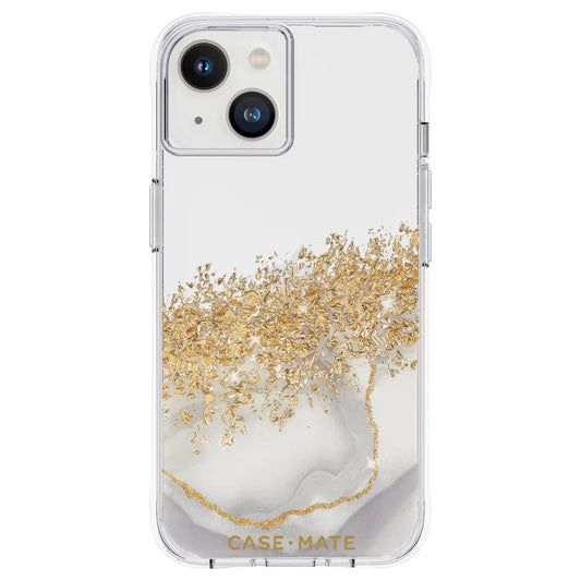 Case-Mate Karat Marble Case For iPhone 14 (6.1") - White Marble