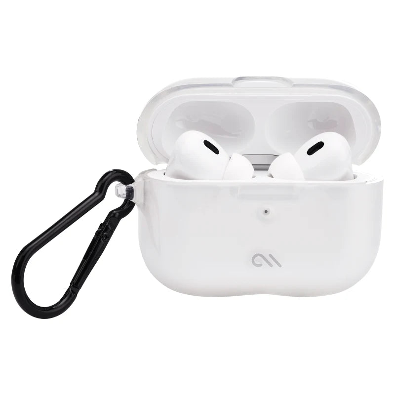 Case-Mate Tough Case with Carabiner Clip For AirPods Pro/Pro (2nd Gen) - Clear