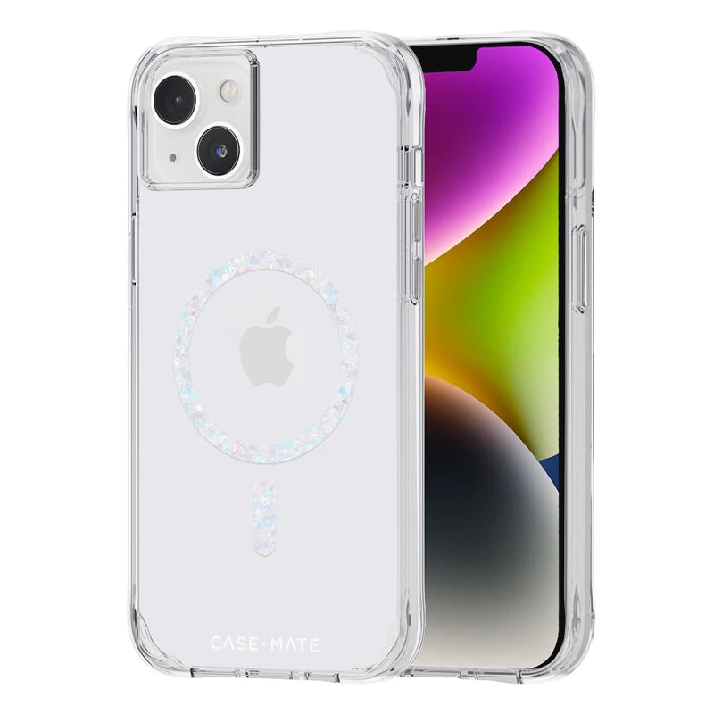 Case-Mate Twinkle Clear Case - MagSafe For iPhone 14 Plus (6.7") - Clear/Diamond