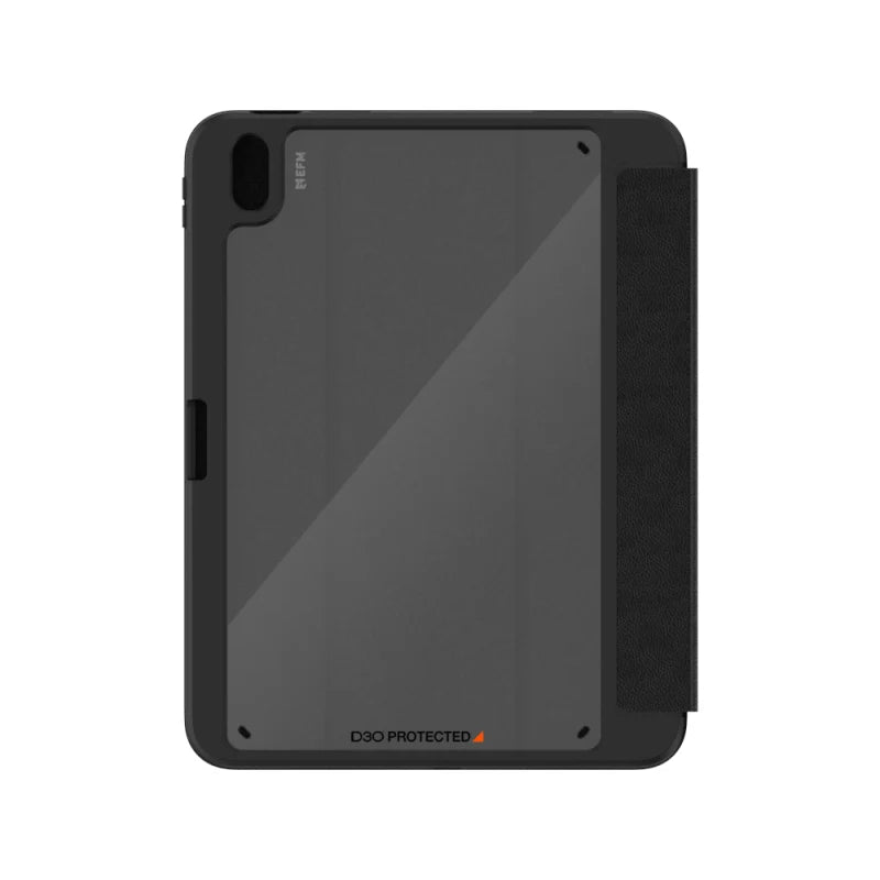 EFM Aspen Folio Case Armour with D3O & ELeather For iPad 10.9 (2022) - Black