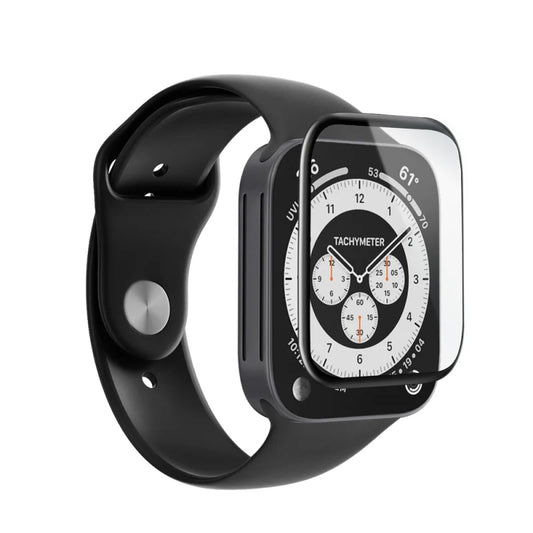 EFM FlexiGlass Screen Armour - Twin-Pack For Apple Watch Series 7/8/9 (41 mm)