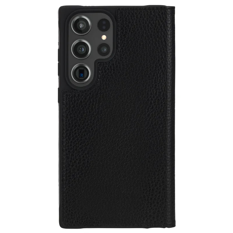 Case-Mate Wallet Folio Antimicrobial Case For Samsung Galaxy S23 Ultra - Black