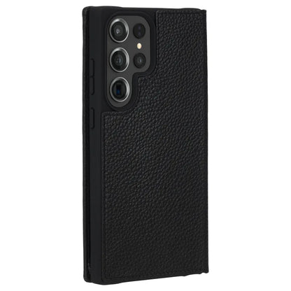 Case-Mate Wallet Folio Antimicrobial Case For Samsung Galaxy S23 Ultra - Black