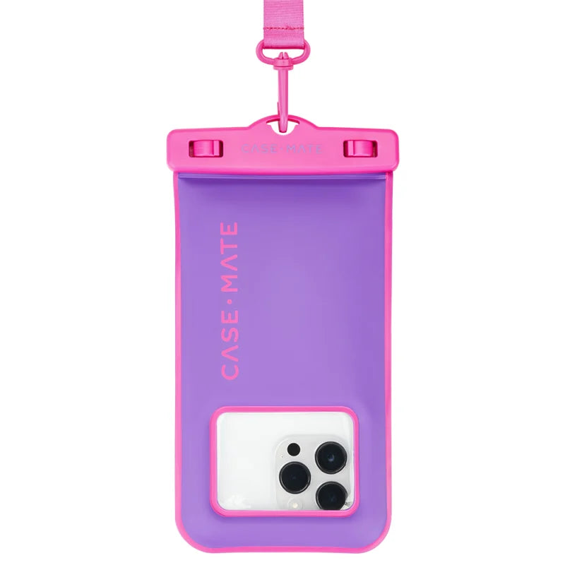 Case-Mate Waterproof Floating Pouch Universal - Purple/Fuchsia