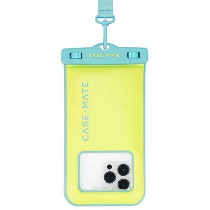 Case-Mate Waterproof Floating Pouch Universal - Lime/Blue