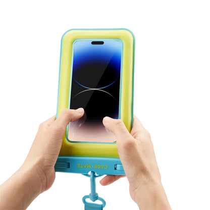 Case-Mate Waterproof Floating Pouch Universal - Lime/Blue