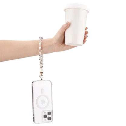 Case-Mate Beaded Phone Wristlet Universal - Crystal Pearl