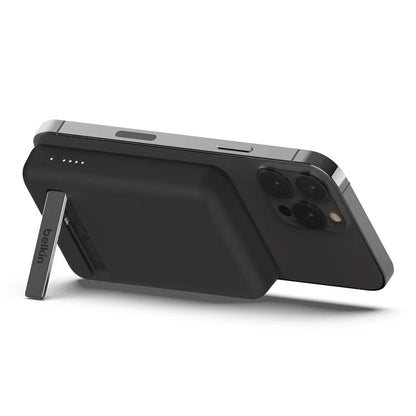 Belkin BoostCharge Magnetic Wireless Power Bank 5k + Stand Black