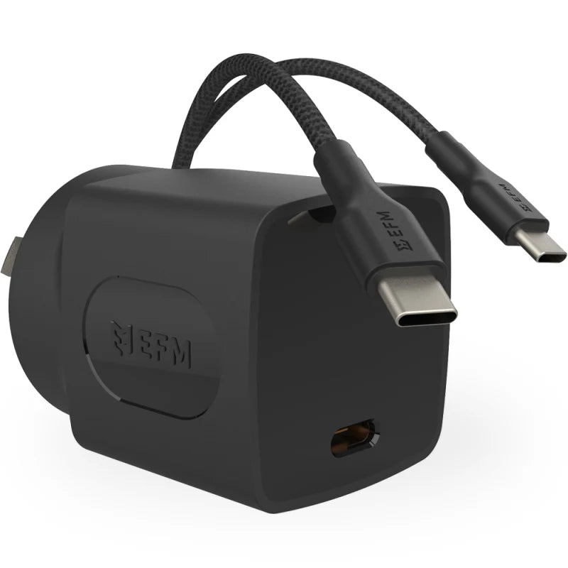 EFM 35W Wall Charger With 1.2M Type-C Braided Type-C Cable