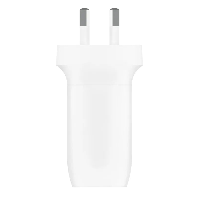 Belkin BoostCharge PRO Dual USB-C Wall Charger with PPS 60W - White