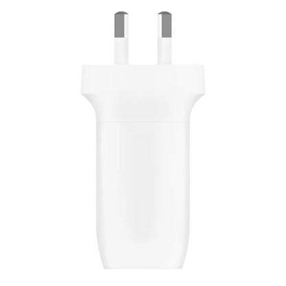 Belkin BoostCharge PRO Dual USB-C Wall Charger with PPS 60W - White