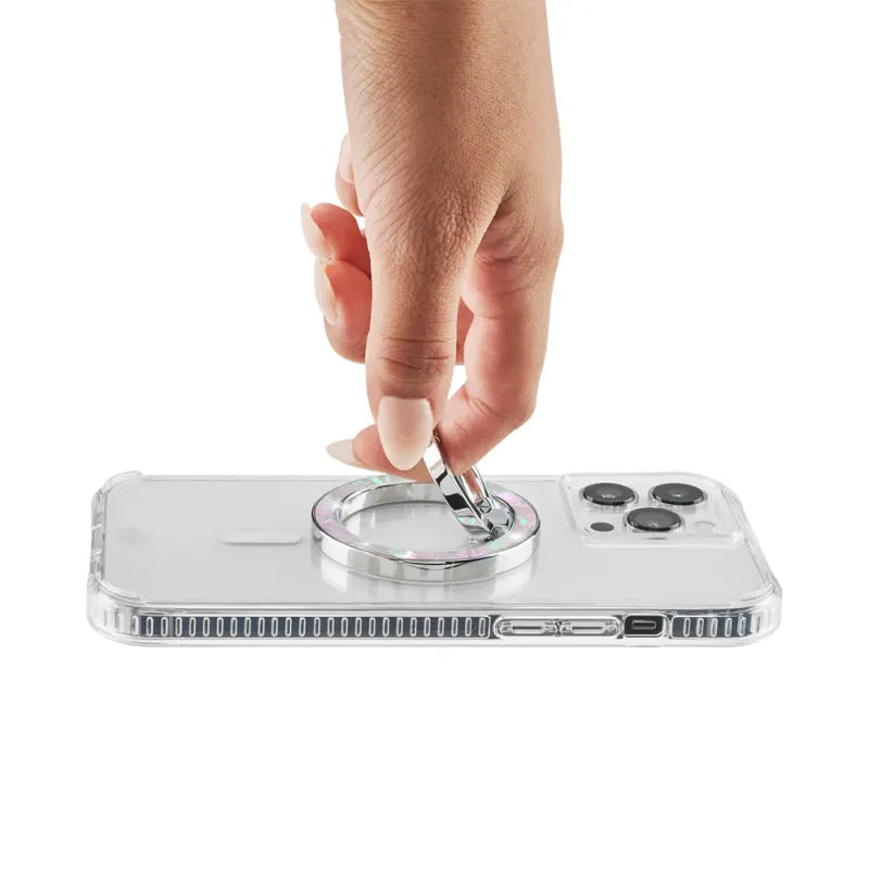 Case-Mate Magnetic Ring Stand Works with MagSafe - Mother of Pearl - Multi