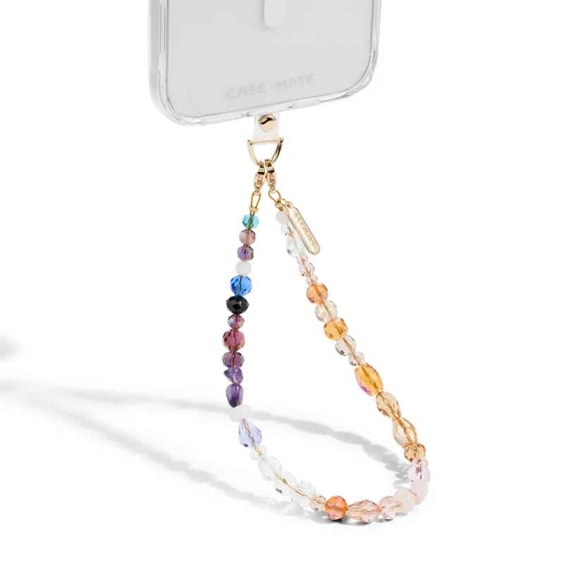 Case-Mate Beaded Phone Wristlet Universal - Boho Crystal  Strap -Multi