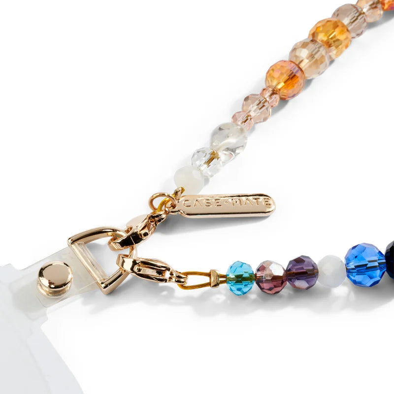 Case-Mate Beaded Phone Wristlet Universal - Boho Crystal  Strap -Multi