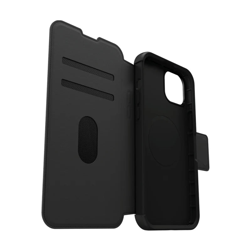 Otterbox Strada Folio MagSafe Case For iPhone 15 Plus - Black