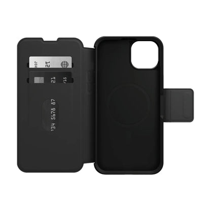 Otterbox Strada Folio MagSafe Case For iPhone 15 Plus - Black