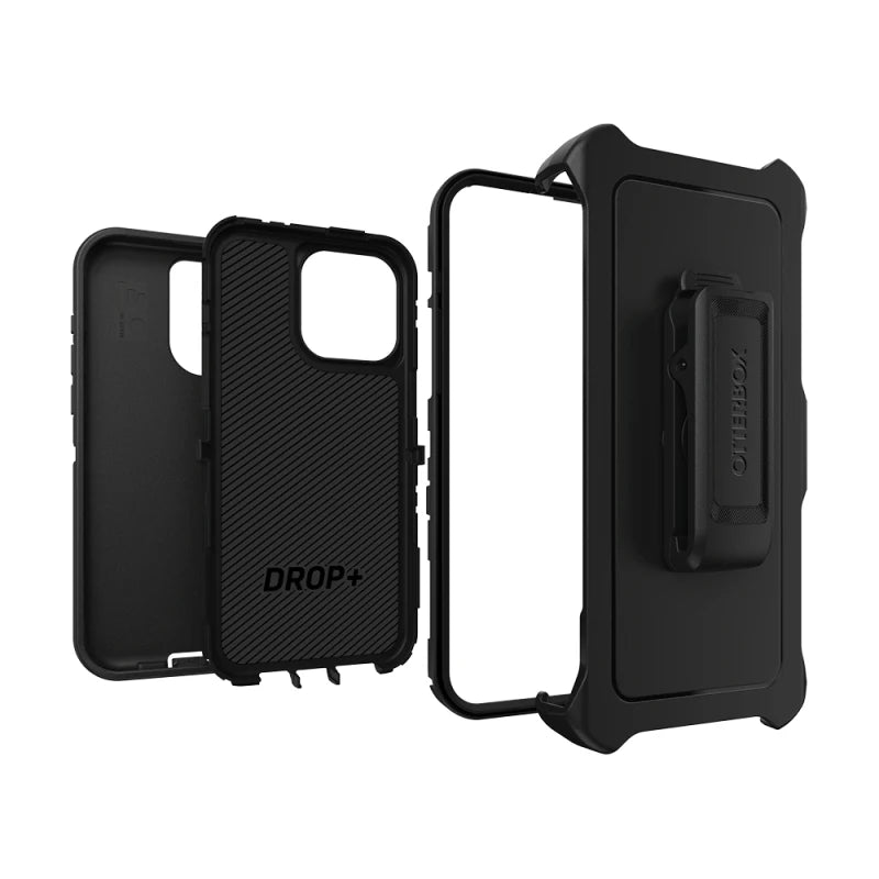 Otterbox Defender Case For iPhone 15 Pro Max - Black