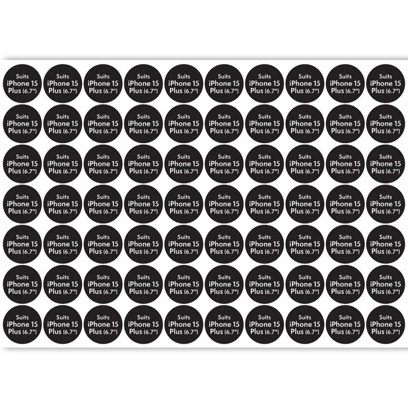 Compatibility Sticker ATOL - Circle for iPhone 15 Plus (70pcs x sheet)