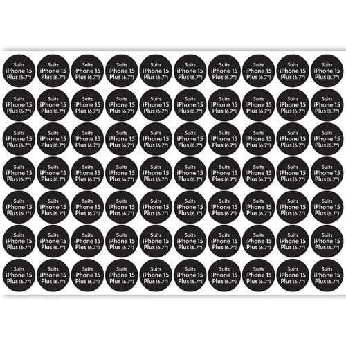 Compatibility Sticker ATOL - Circle for iPhone 15 Plus (70pcs x sheet)