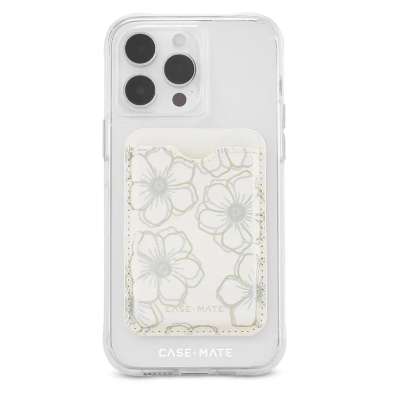 Case-Mate Magnetic Card Holder For MagSafe - Floral Gems - Multi
