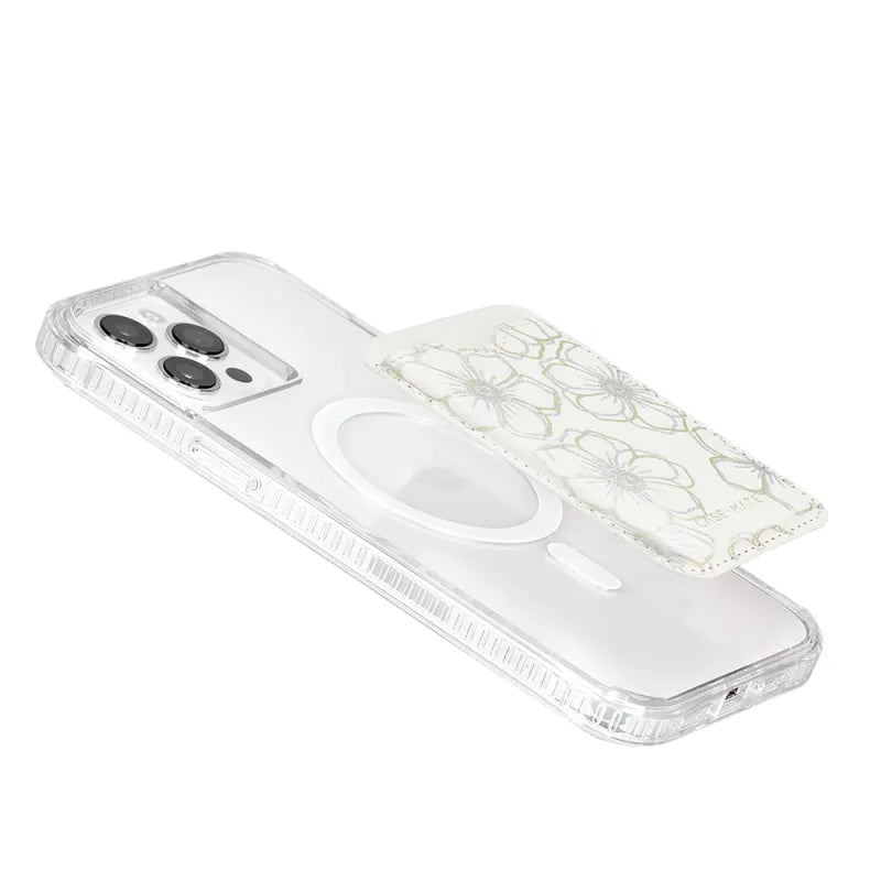 Case-Mate Magnetic Card Holder For MagSafe - Floral Gems - Multi