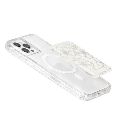 Case-Mate Magnetic Card Holder For MagSafe - Floral Gems - Multi