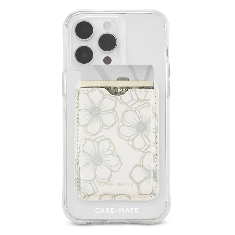 Case-Mate Magnetic Card Holder For MagSafe - Floral Gems - Multi