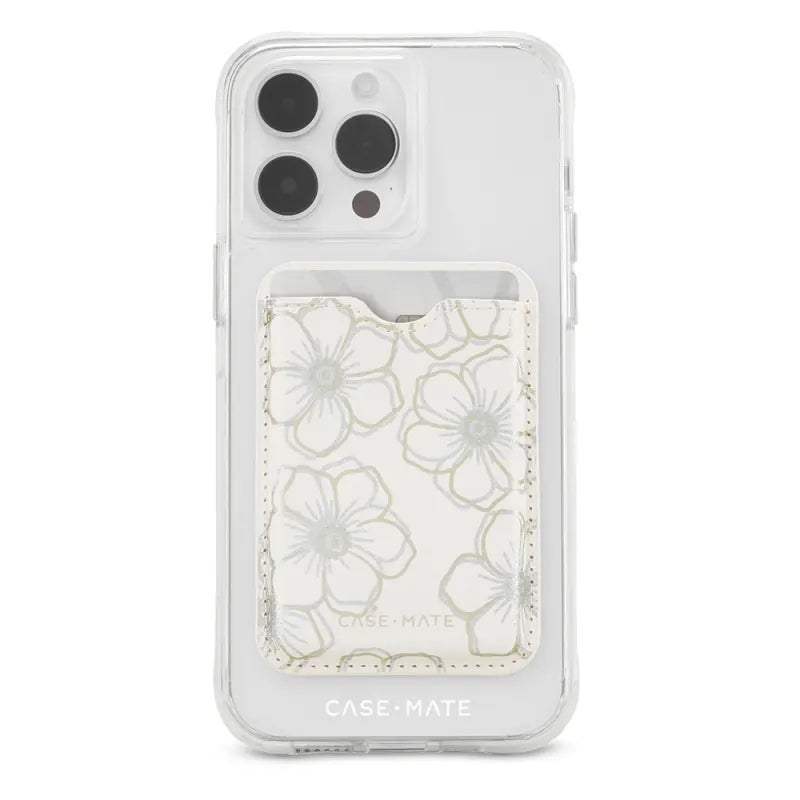 Case-Mate Magnetic Card Holder For MagSafe - Floral Gems - Multi