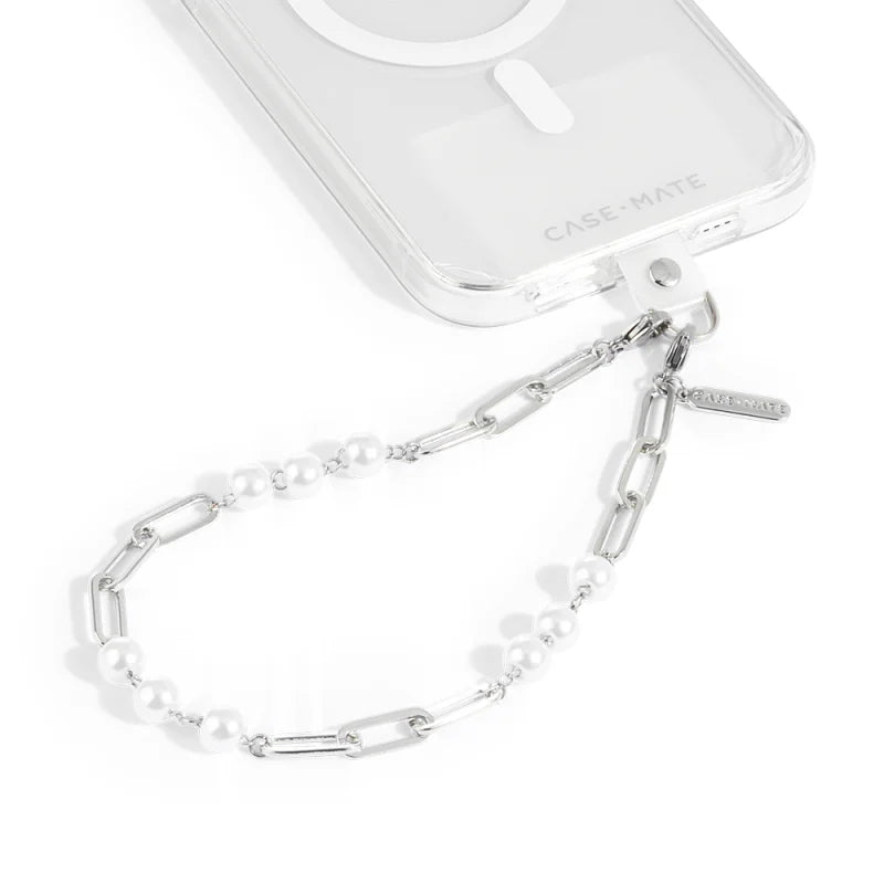 Case-Mate Link Chain Phone Wristlet Silver Pearl - Multi