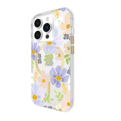 Case-Mate Rifle Paper MagSafe Case For iPhone 15 Pro - Pastel Marguerite