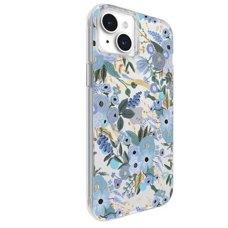 Case-Mate Rifle Paper MagSafe Case For iPhone 15 Plus - Garden Party Blue