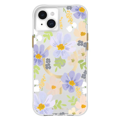 Case-Mate Rifle Paper MagSafe Case For iPhone 15 Plus - Pastel Marguerite - Multi