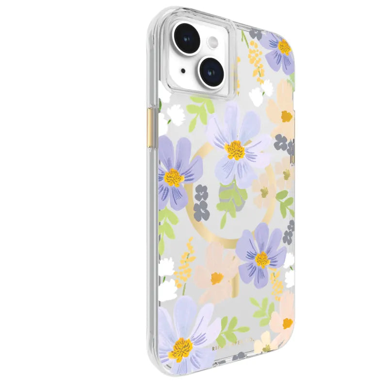 Case-Mate Rifle Paper MagSafe Case For iPhone 15 Plus - Pastel Marguerite - Multi