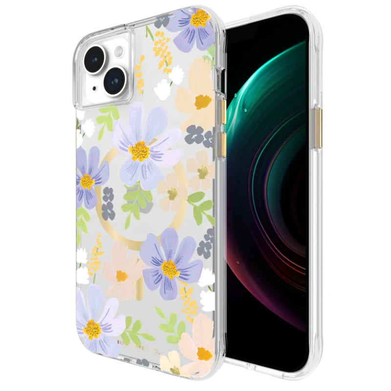 Case-Mate Rifle Paper MagSafe Case For iPhone 15 Plus - Pastel Marguerite - Multi