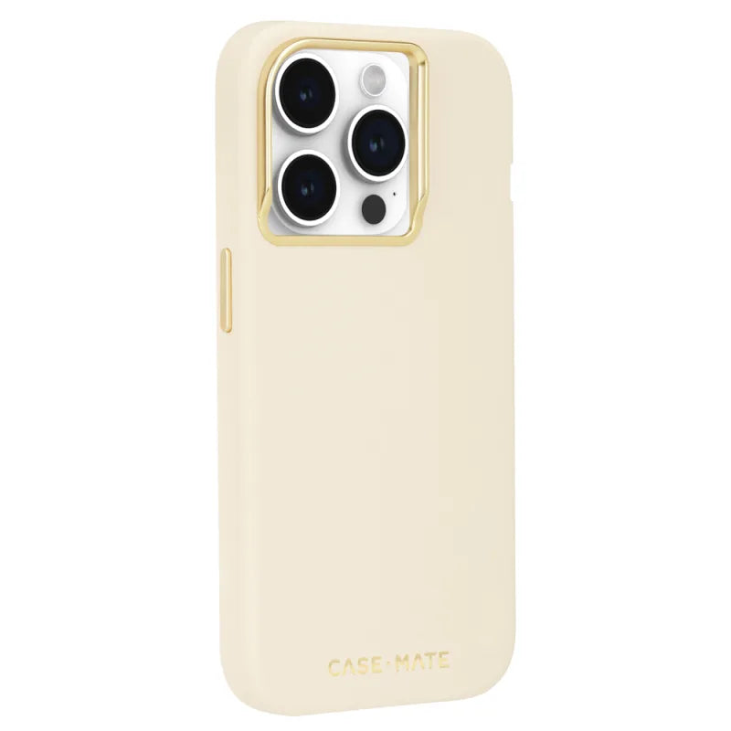 Case-Mate Silicone MagSafe Case For iPhone 15 Pro - Beige