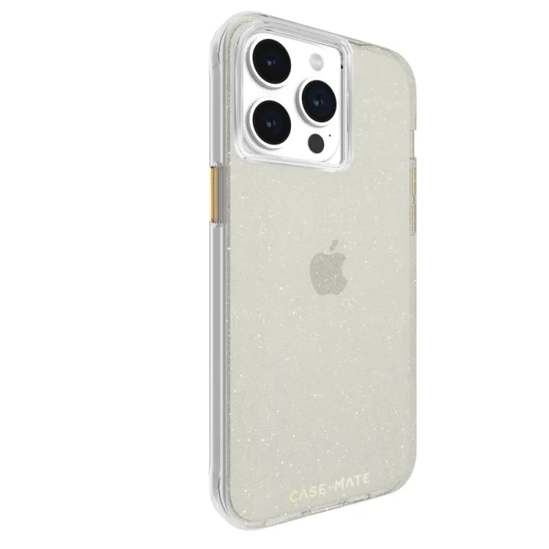 Case-Mate Sheer Crystal Case For iPhone 15 Pro Max - Gold