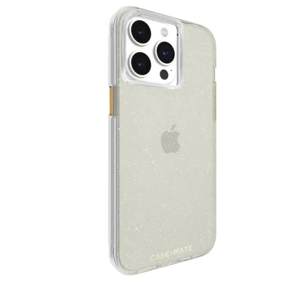 Case-Mate Sheer Crystal Case For iPhone 15 Pro Max - Gold