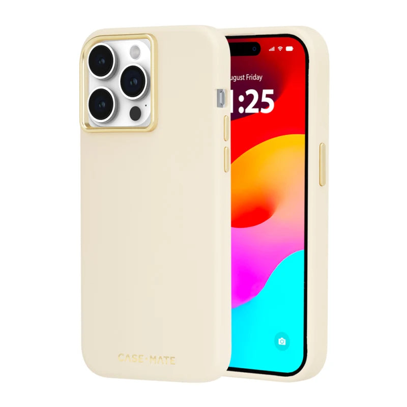 Case-Mate Silicone MagSafe Case For iPhone 15 Pro Max - Beige