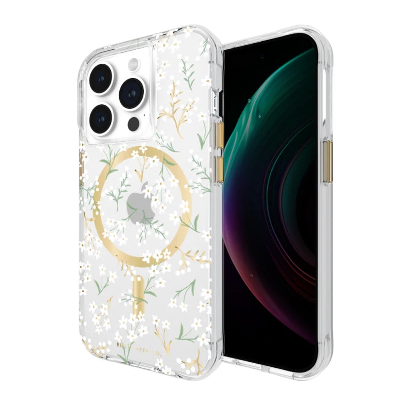 Case-Mate Rifle Paper MagSafe Case For iPhone 15 Pro - Petite Fleurs - Multi
