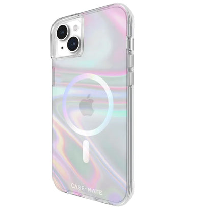 Case-Mate Soap Bubble MagSafe Case For iPhone 15 Plus - Iridescent
